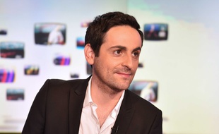 L'animateur Camille Combal, animateur de radio et de télévision, le 19 février 2016 à Paris