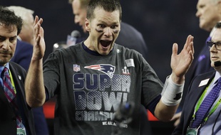 Tom Brady a remporté un 5e Super Bowl, lors de la finale contre Atlanta, le 5 février 2017.