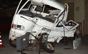 Le conducteur d'un camion a été tué dans un accident avec un militaire américain en état d'ivresse, à Okinawa le 19 novembre 2017.