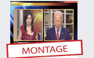 Un montage trompeur laisse penser que Joe Biden s'est endormi pendant une interview, qu'il n'a d'ailleurs jamais donnée.