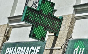 Une devanture de pharmacie (image d'illustration).