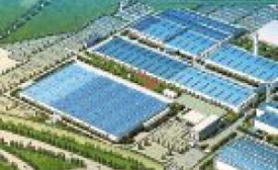 Vue 3D du site de l'usine à Shenzhen.