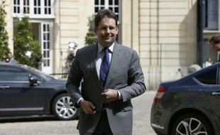 Le secrétaire d'Etat français au Commerce extérieur, Matthias Fekl, le 21 juillet 2015 à Paris