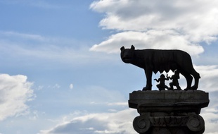 La louve capitoline à Rome.