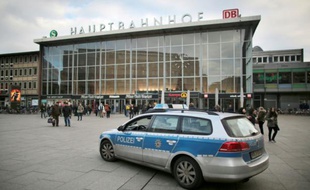 Une véhicule de police à Cologne le 5 janvier 2015