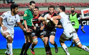 L'arrière du Stade Toulousain Maxime Médard contre Toulon en Top 14, le 4 octobre 2020 au stade Ernest-Wallon.