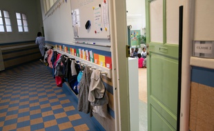 Ecole élémentaire à Paris,04/09/2018. Credit:ROMUALD MEIGNEUX/SIPA