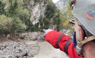 Sept cavités ont été inspectées le long de la rivière Vésubie