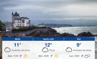Météo Biarritz: Prévisions du vendredi 10 janvier 2020