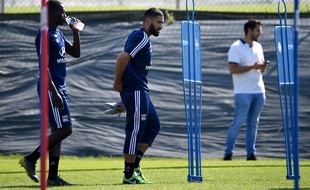 Nabil Fekir, ici lors d'un entraînement de reprise avec l'OL, le 4 juillet à Décines. FRANCK FIFE