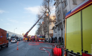 Lors de l'intervention lundi matin.