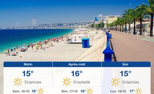 Météo Nice: Prévisions du vendredi 15 octobre 2021