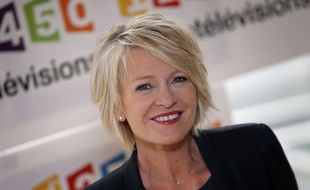 Sophie Davant à Paris le 4 novembre 2014.