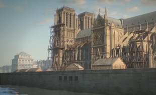 Sophie Marceau prête sa voix à la cathédrale qui se raconte sur 850 ans.