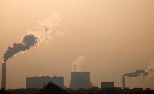 En Allemagne, des usines de production d'électricité. (illustration)