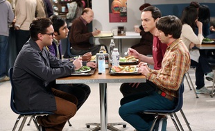 Leonard, Raj, Howard et Sheldon dans la série «The Big Bang Theory»