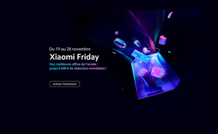 Profitez des super remises sur les smartphones à l'occasion du Black Friday Xiaomi