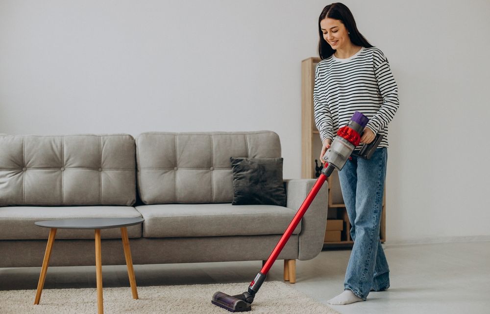 Promo Dyson aspirateur traîneau sans sac chez Carrefour