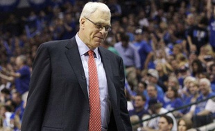 Phil Jackson, le coach des Los Angeles Lakers, le 8 mai 2011, à Dallas.