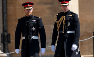 Les princes Harry et William
