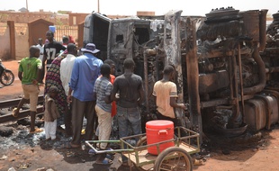 L'explosion d'un camion citerne au Niger, le 6 mai 2019.
