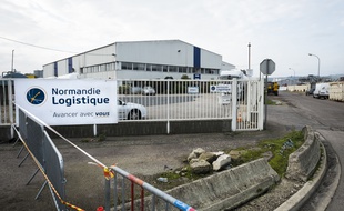 Les locaux de l'entreprise Normandie Logistique, le 23 octobre 2019.