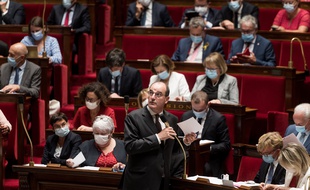 Jean Castex à l'Assemblée, le 15 septembre 2020.
