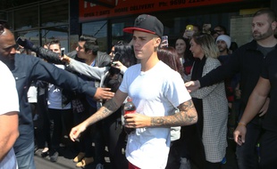 Justin Bieber à Melbourne le 27 septembre 2015
