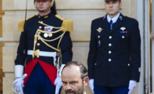 Edouard Philippe à Matignon, le 15 mai 2017.
