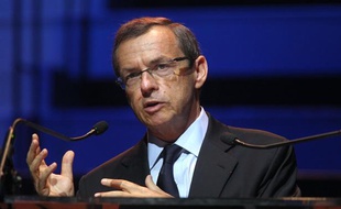 Alain Weill, président du groupe NextRadioTV (BFM, RMC, BFM TV...), le 2 septembre 2011 au Musée du Quai Branly.
