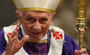 Benoît XVI, le 13 février 2013.
