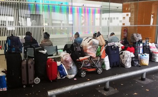 Des migrants dorment aux Urgences du CHU de Nantes.