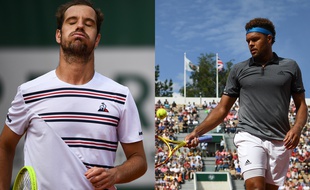 Richard Gasquet Jo-Wilfried Tsonga ont perdu au 2e tour de Roland-Garros, le 29 mai 2019.