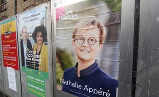 Les listes de Nathalie Appéré et de Matthieu Theurier sont arrivées en tête au premier tour de l'élection municipale à Rennes.