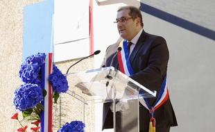 Pascal Cherki, député PS et maire du 14e arrondissement de Paris, lors d'un hommage à Jean Moulin, le 9 juillet 2013 à Paris.