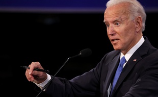 Joe Biden lors du dernier débat face à Donald Trump, le 22 octobre 2020.