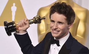 L'acteur Eddie Redmayne a remporté l'Oscar 2015 du meilleur acteur.
