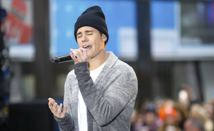 Le chanteur Justin Bieber
