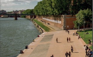Les berges de Garonne.