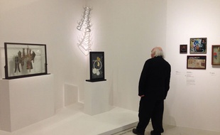 Vue de l'exposition Marcel Duchamp, la peinture même, au Centre Pompidou à Paris du 23 septembre 2014 au 5 janvier 2015