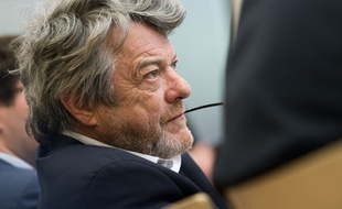 Jean-Louis Borloo, ancien ministre de l'Environnement lors d'une conférence de presse le 18 janvier 2018.
