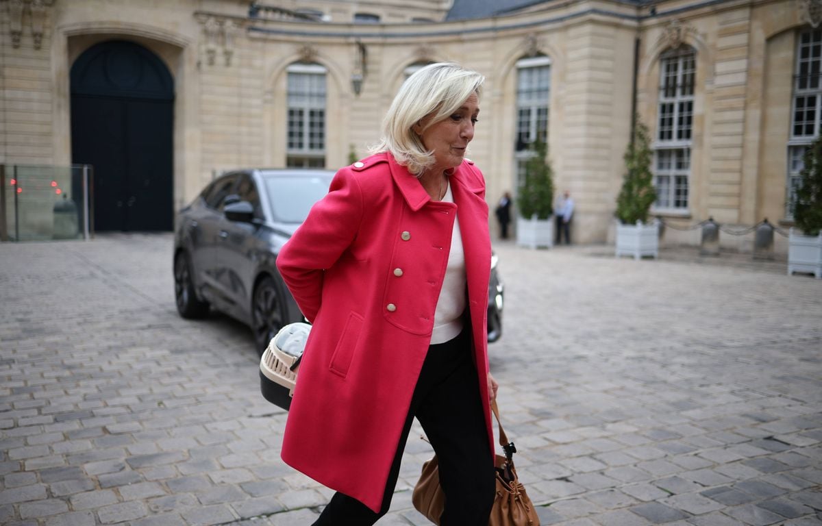 Marine Le Pen arrive à Matignon pour rencontrer Sébastien Lecornu sans Jordan Bardella... Mais avec un bébé chat