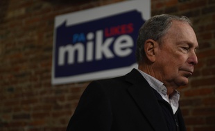 Michael Bloomberg en campagne à Philadelphie (Pennsylvanie), le 21 décembre 2019.