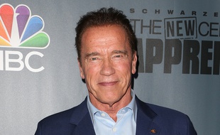 L'acteur Arnold Schwarzenegger aux studios Universal
