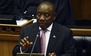 Cyril Ramaphosa, président de l'Afrique du Sud