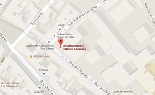 Carte rue des Rigoles