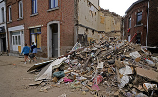 La commune de Vaux-sous-Chevremont en Belgique a été durement touchée.