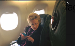 Capture d'écran de la photo d'Hillary Clinton postée sur Twitter vendredi 3 mars 2017.
