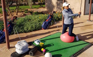 La golfeuse Laurène Uliviéri est professionnelle depuis 2004