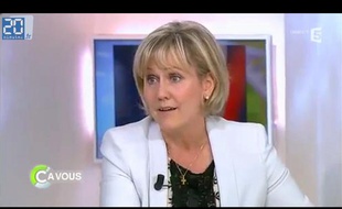 Capture d'écran du zapping: Le meilleur de Nadine Morano.